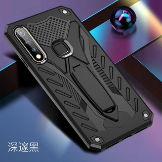 เคสหุ่นยนต์ ใช้สำหรับวีโว่ For Vivo Y11 Y12 Y15 Y17 ไฮบริด มีขาตั้งในตัว ตั้งโทรศัพทได้ กันกระแทก กันรอย Case TPU+PC