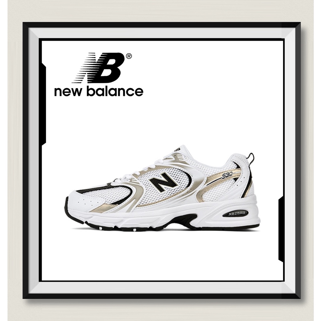 New Balance 530 NB530 MR530uni white and black ของแท้ 100% แนะนำ