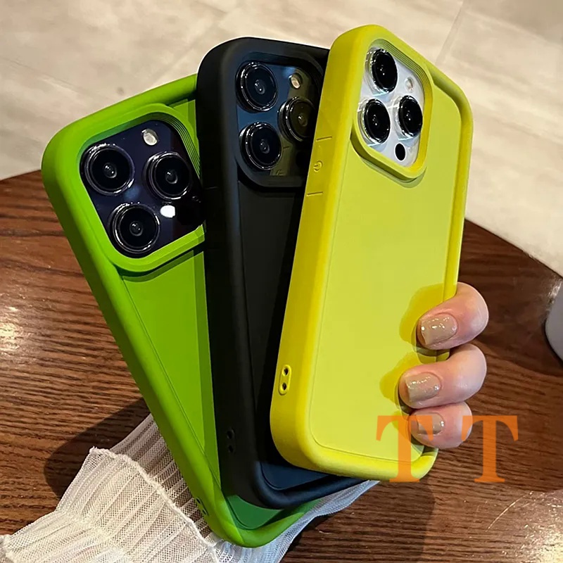 เคสโทรศัพท์มือถือ ซิลิโคนนิ่ม กันกระแทก สีแคนดี้ แฟชั่น สําหรับ Iphone xr to 13pro 14pro xr like 14pro 13pro xr in 13pro 14pro xr to 15pro