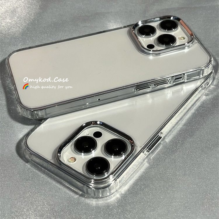 เคสซิลิโคนนิ่ม แบบใส กันตก สําหรับ iPhone 15 14 13 12 11 Pro Max XR 8 7 Plus SE 2020 X XS Max