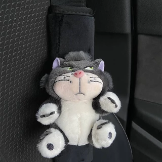 Hot selling new models Hamburger Bow Lucifer Zhuaimao Safety Belt Decoration Shoulder Sleeve Protective Cover Decoration Car Supplies Cute car interior