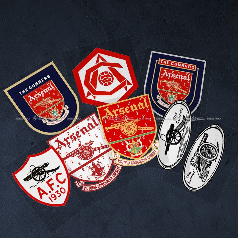 สติกเกอร์ ลายทีมฟุตบอล Arsenal Arsenal A.F.C Premier League กันน้ํา สําหรับติดตกแต่งรถยนต์