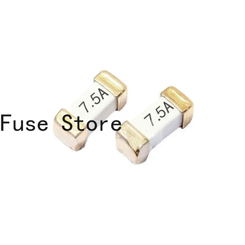20 PCs patch 7.5a250v ฟิวส์ช้า 1808/6125/2410-t750 7.5a 6.1x2.5mm