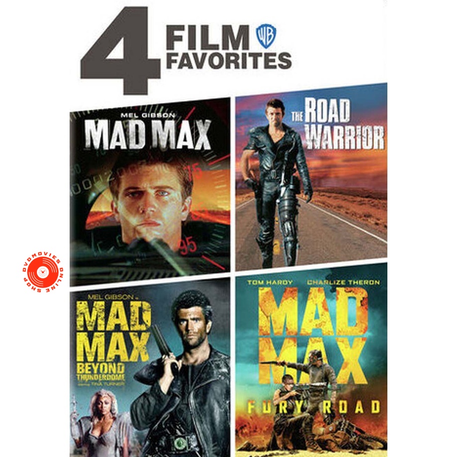 DVD Mad Max แมดแม็กซ์ ภาค 1-4 DVD Master เสียงไทย (เสียง ไทย/อังกฤษ ซับ ไทย/อังกฤษ) DVD