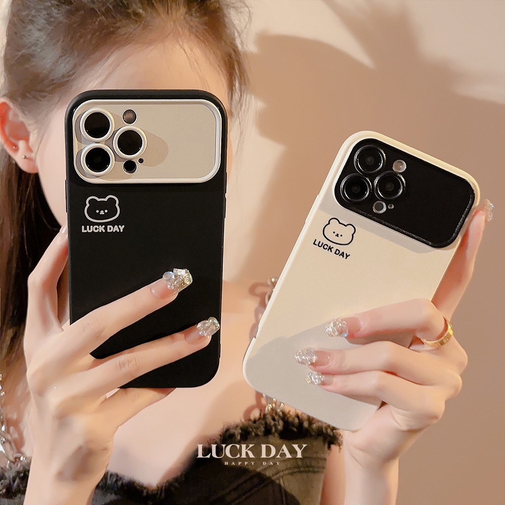 เคสโทรศัพท์มือถือ ซิลิโคน tpu กันกระแทก ลายการ์ตูนหมี สําหรับ iphone 11 12 13 14 15 pro max plus x xr xs max 7 8 plus se2020 ราคา ถูกที่สุด ดีลบีเคเค แกลเลอรีภาพที่ 6