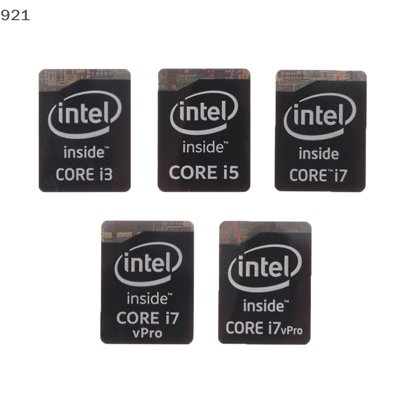 Nuannuaaaa สติกเกอร์โลโก้ 4th Intel Core i3 i5 i7 สําหรับติดตกแต่งโน้ตบุ๊ก คอมพิวเตอร์ 5 ชิ้น