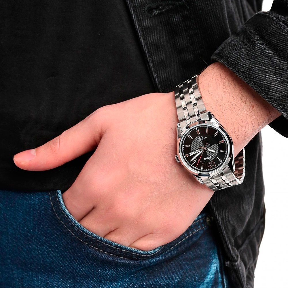 นาฬิกา นาฬิกาข้อมือ Casio นาฬิกาข้อมือผู้ชาย สายสแตนเลส รุ่น MTP-1335D