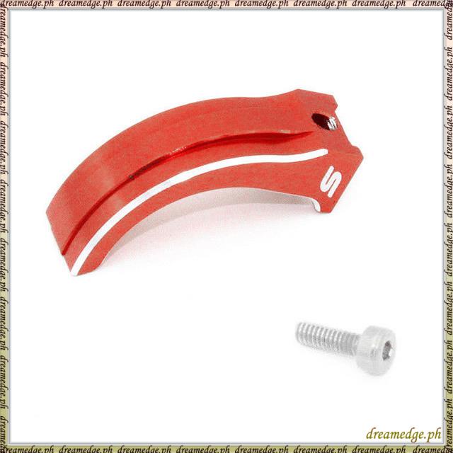 [SKG] ก้านเบรกแขนทริกเกอร์คันเร่งสําหรับ Futaba 7PX 4PX 4PXR RC รถเครื่องส่งสัญญาณ B วิทยุ RC รถ,สีแ