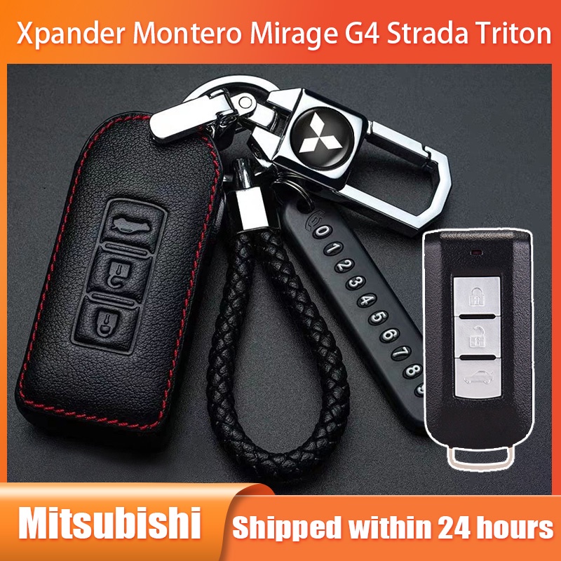 เคสกุญแจ For Mitsubishi Xpander Montero Mirage G4 Strada ปลอกกุญแจ เคสรีโมตกุญแจ