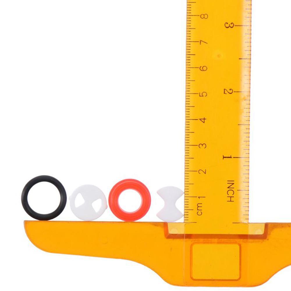 Cucko ชุดชิปเซรามิก แกนวาล์วทองแดง ทรงกลม สีแดง สีฟ้า สําหรับก๊อกน้ําร้อน และเย็น 1 ชุด - รูปที่ 4