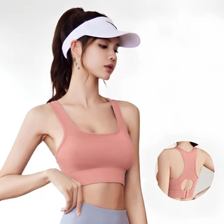 เสื้อสปอร์ตบราผู้หญิง สำหรับออกกำลังกาย Sport Bra ดีไซน์เว้าหลัง ใส่สบาย กระซับสัดส่วนได้ดี Size S-2XL