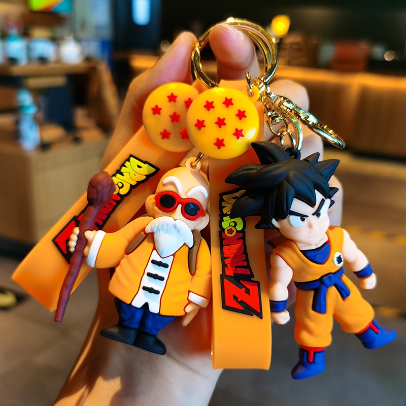 ของที่ระลึก // พวงกุญแจ รุ่นที่สอง Sun Wukong seven Dragon Ball พวงกุญแจ สามมิติ ตุ๊กตา จี้พีวีซี วางกาว รถ กระเป๋าโทรศัพท์มือถือ