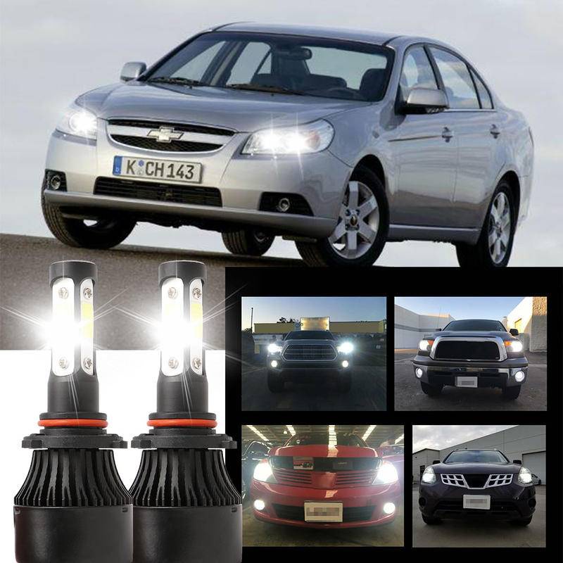 2 ชิ้น LED สีขาว 6000K X7 4SIDE หลอดไฟ NW ชุดไฟหน้าสําหรับ Chevrolet EPICA (KL1_) 2006-2023 (โคมไฟศี