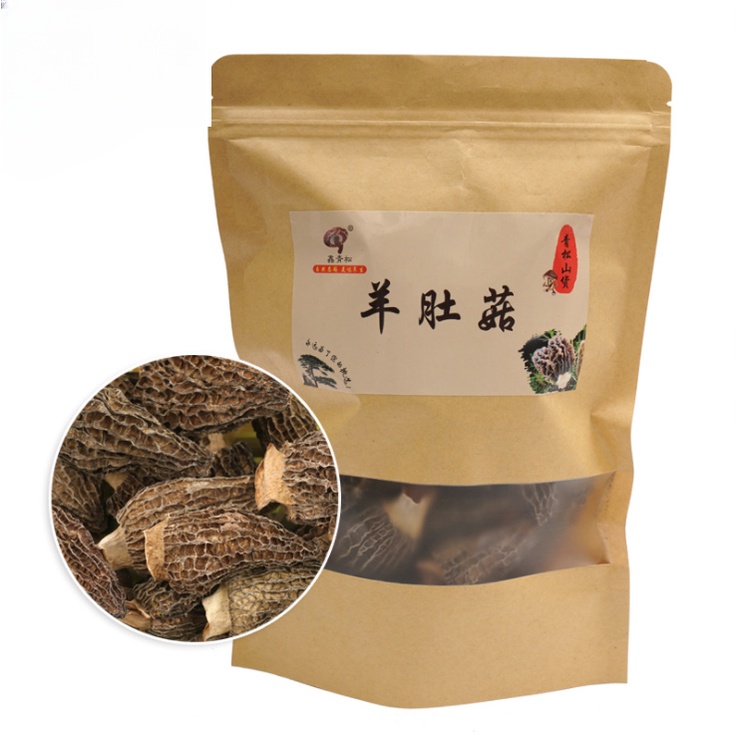 Zejun (จัดส่งด่วน คุณภาพสูง) ซุปแห้ง และสตูว์ Morel Mushroom Shanzhen 50 กรัม