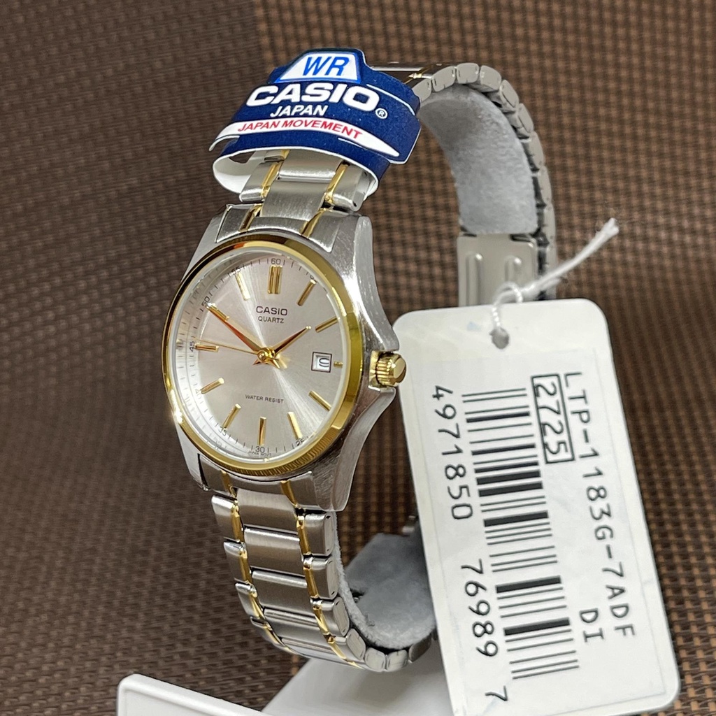 [Original] Casio LTP-1183G-7A Ladies Gold Tone Stainless Steel Analog Watch LTP-1183G
