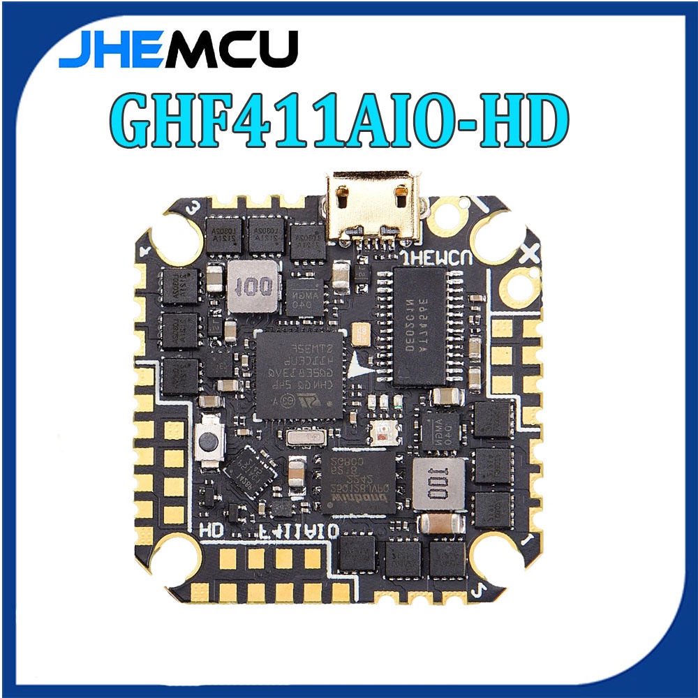 #GHF411AIO
#เครื่องควบคุมการบิน
#โดรน
#JHEMCU
#STM32F411