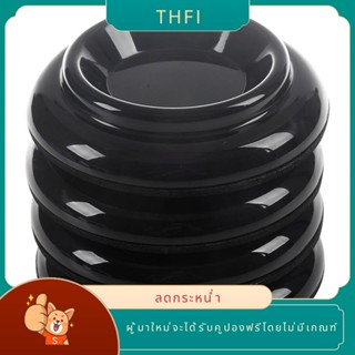 ถ้วยรองขาเปียโน แนวตั้ง สีดํา 4 ชิ้น