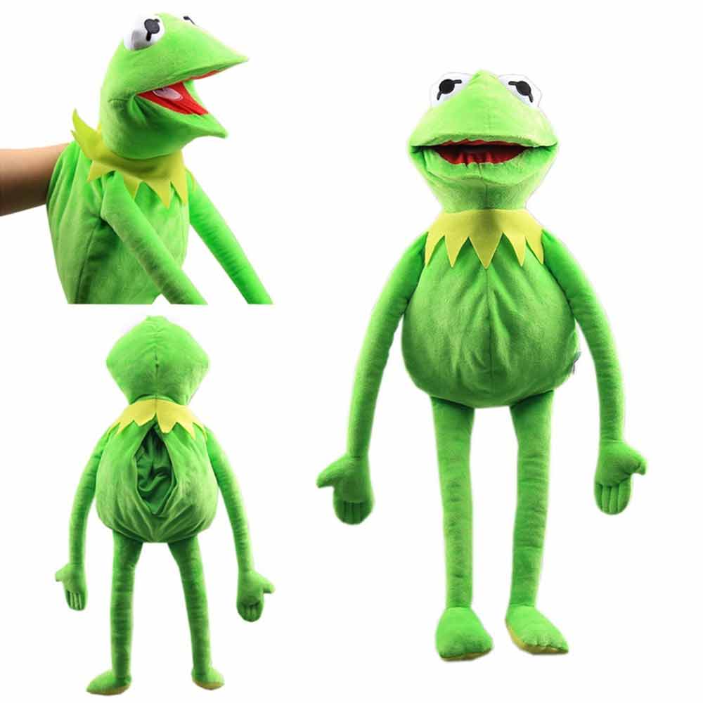 the Frog Hand Puppet Soft Plush Doll Toy Kids Best Gift