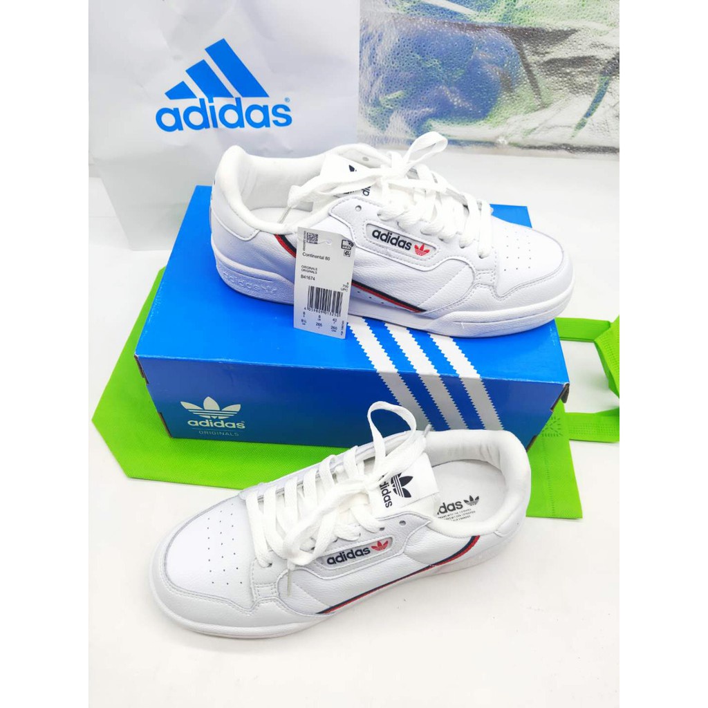 ADIDAS CONTINENTAL 80 classic shoes for man and woman with box and paperbag