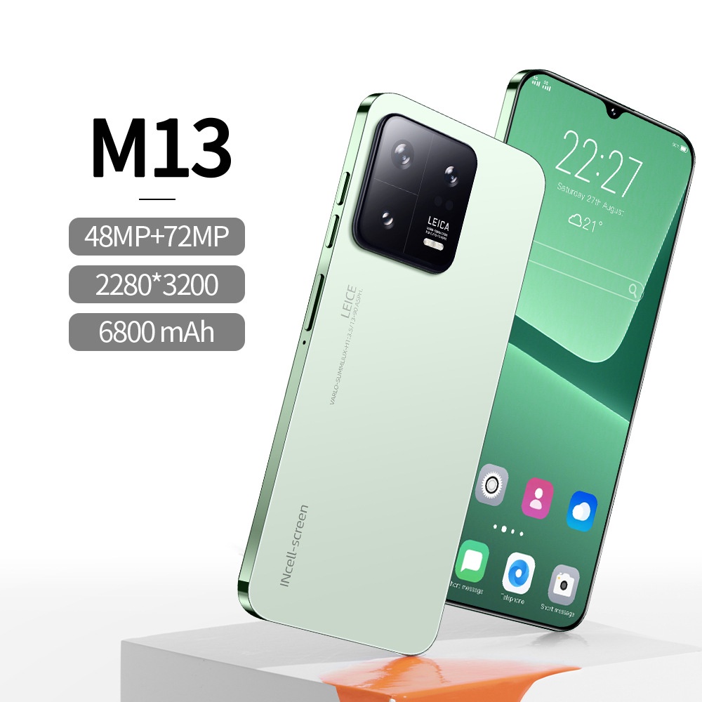 สมาร์ทโฟน M13 Android 8.1 (2+16) 6.26 นิ้ว หน้าจอ HD+