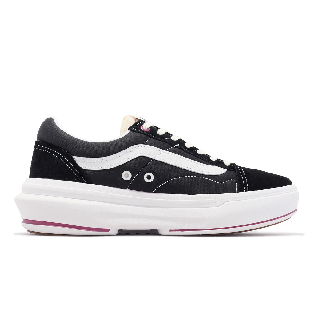 Vans Casual Shoes Old Skool Over Black White Thick-Soled Heightening Men's Women's Versatile Style