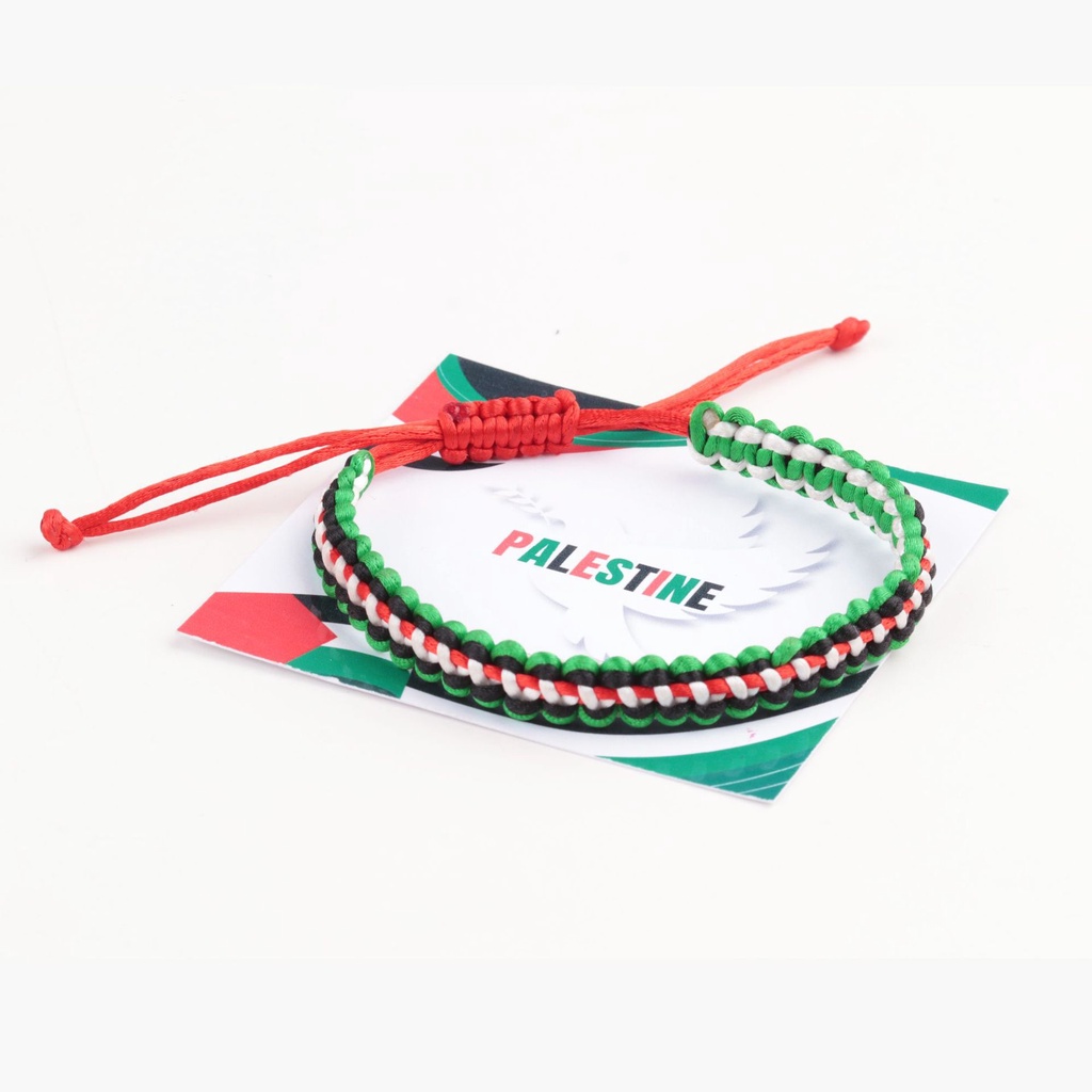กำไลข้อมือ Handmade จาก Palestine และ Gaza สร้อยข้อมือมิตรภาพ