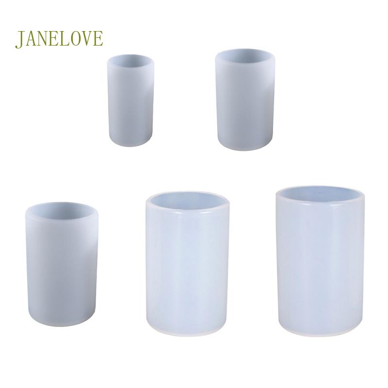 Jlove แม่พิมพ์ซิลิโคนเรซิ่น อีพ็อกซี่ UV ทรงกระบอก แฮนด์เมด DIY