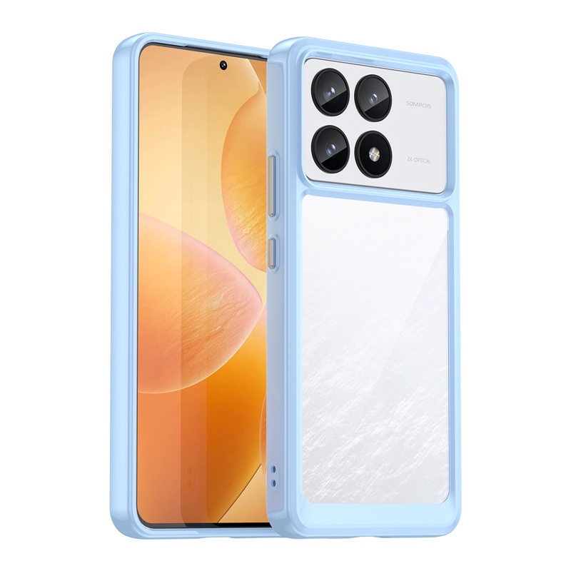 เคสโทรศัพท์มือถือ PC TPU แบบใส คุณภาพสูง สําหรับ Xiaomi Redmi K70 K70 Pro K70e Poco X6 Pro