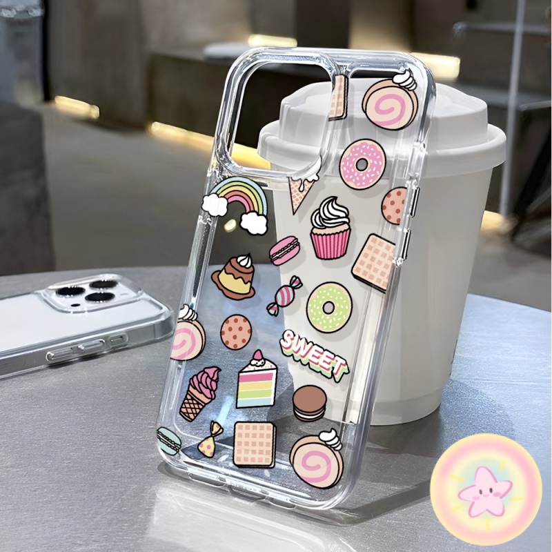 ปาร์ตี้ขนมหวาน เคส OPPO A57 A77s A78 A79 5G A98 Reno 7 8 8Z 8T 10 Find X5 Pro realme  8 9i 10T 11 pr