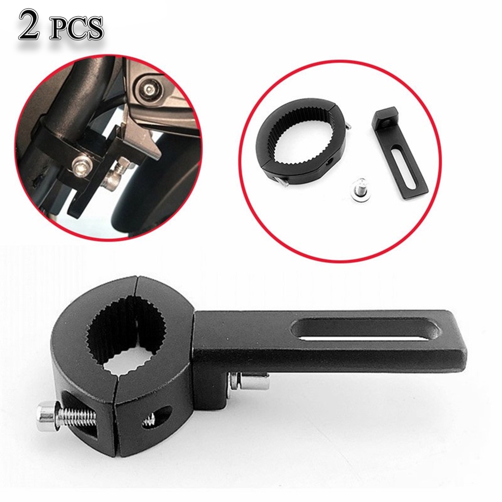 2Pcs Motorcycle Mount Bracket Spotlight Clamp Bracket Crash Bar Guard bumper headlight tube clamp bracket