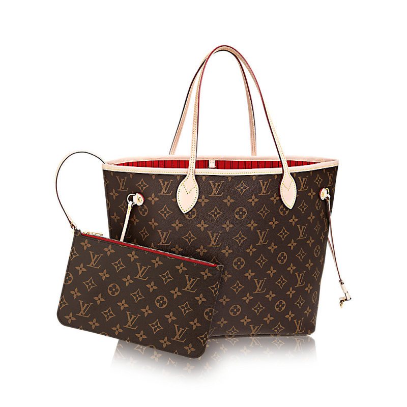 Louis Vuitton/LV/กระเป๋าถือ/NEVERFULL/กระเป๋าสะพาย/ของแท้ 100%