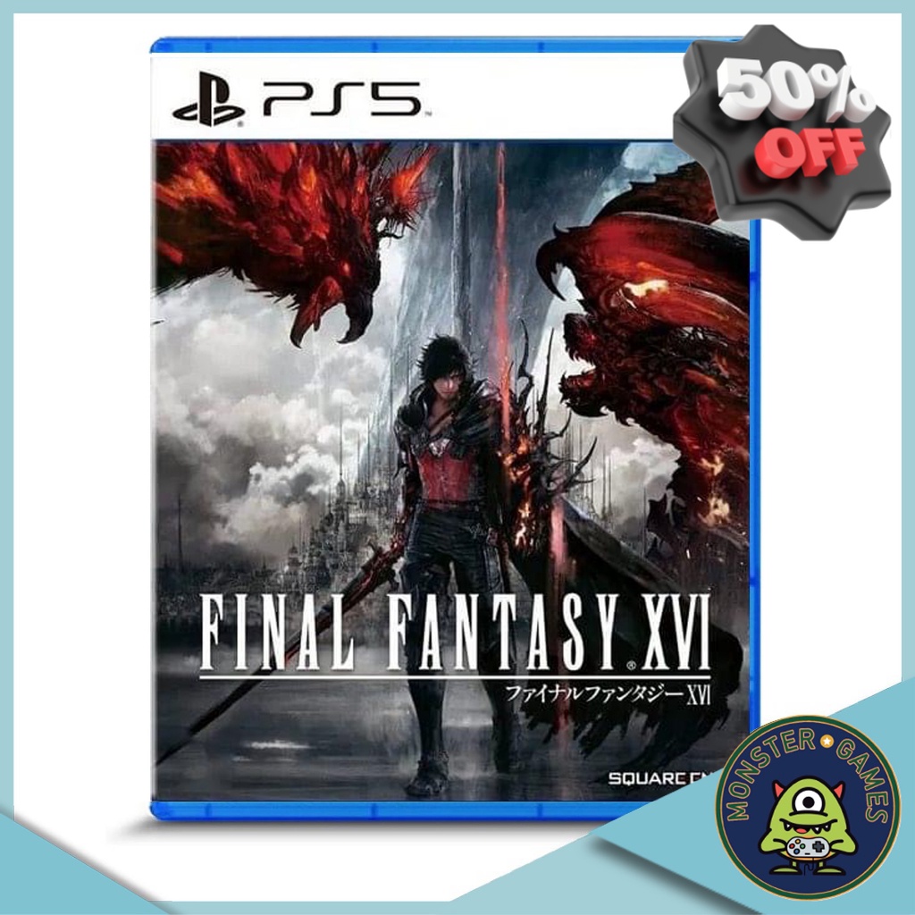 Final Fantasy XVI Ps5 Game Zone 3 แผ่นแท้มือ1!!!!! (Final Fantasy 16 Ps5)(Final XVI Ps5)(Final 16 Ps