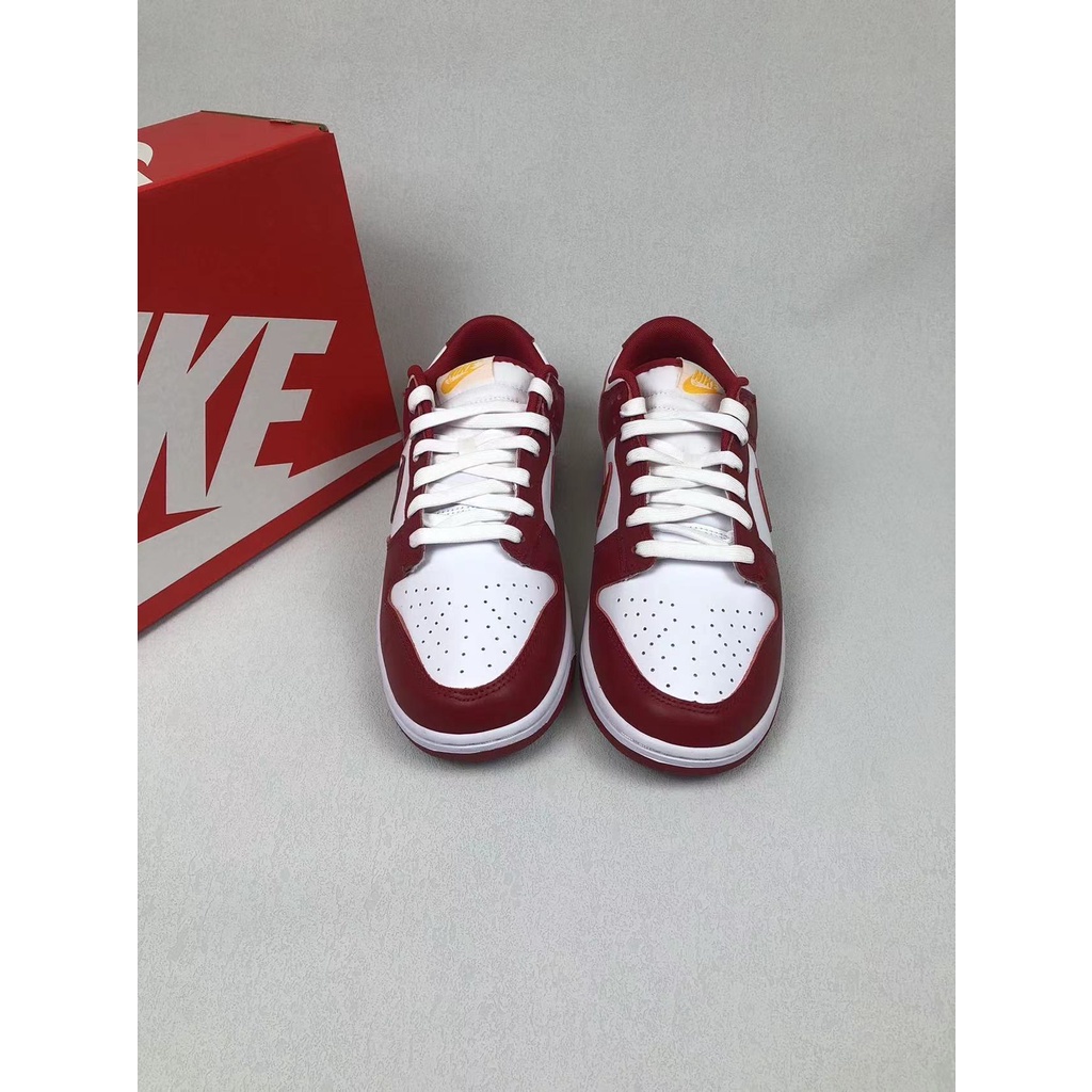 100%ของแท้ Nike Dunk Low Retro Gym Red DD1391-602 Sneakers รองเท้า sports
