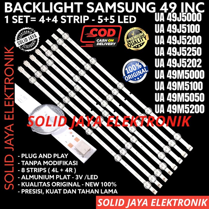 ไฟแบ็คไลท์ LED TV SAMSUNG 49inc 49J5000 49J5100 49J5200 49J BL Lamp -RZ15
