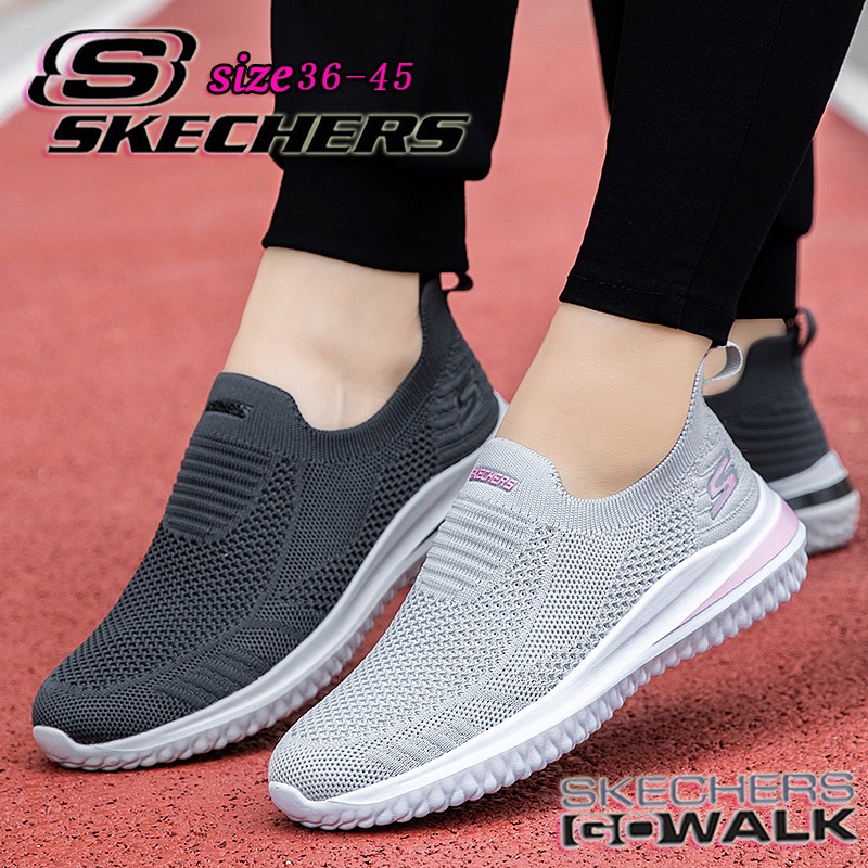 Skechers_ รองเท้ากีฬา รองเท้าวิ่ง สลิปออน 4 สี สําหรับผู้ชาย ผู้หญิง ใส่กลางแจ้ง