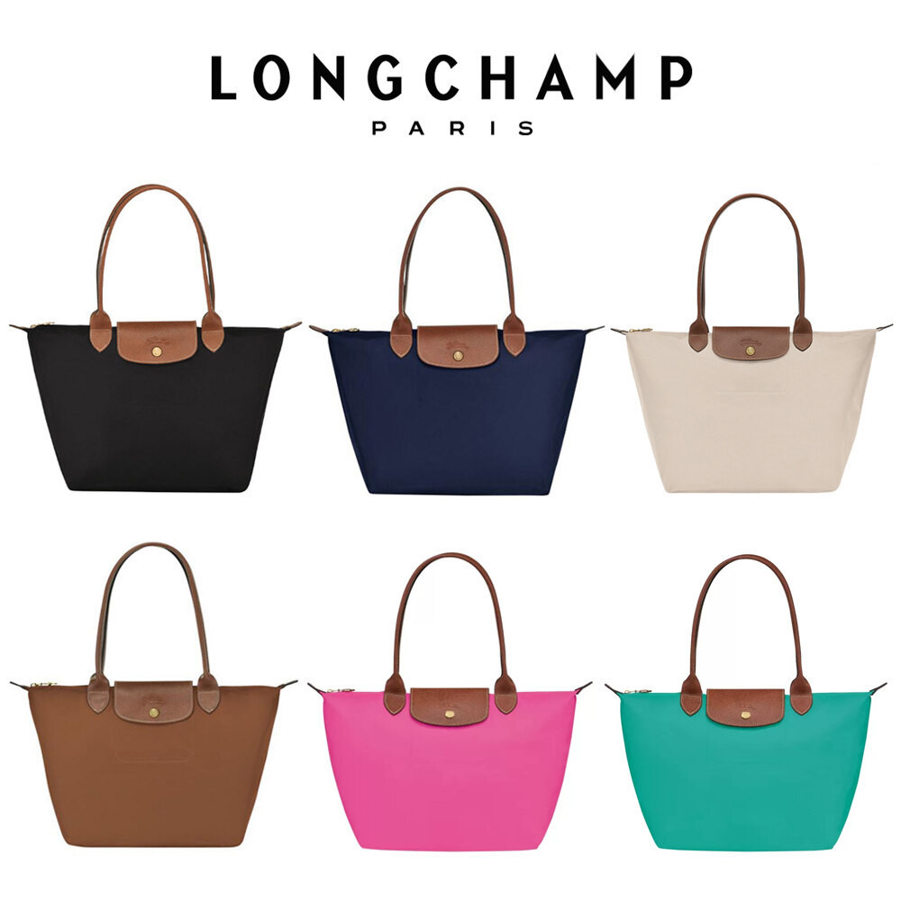 สินค้ามีพร้อมส่งที่ไทย กระเป๋า Longchamp แท้ LePliage Classic รุ่นฝาสีน้ำตาล tote bag หูยาว กระเป๋าช