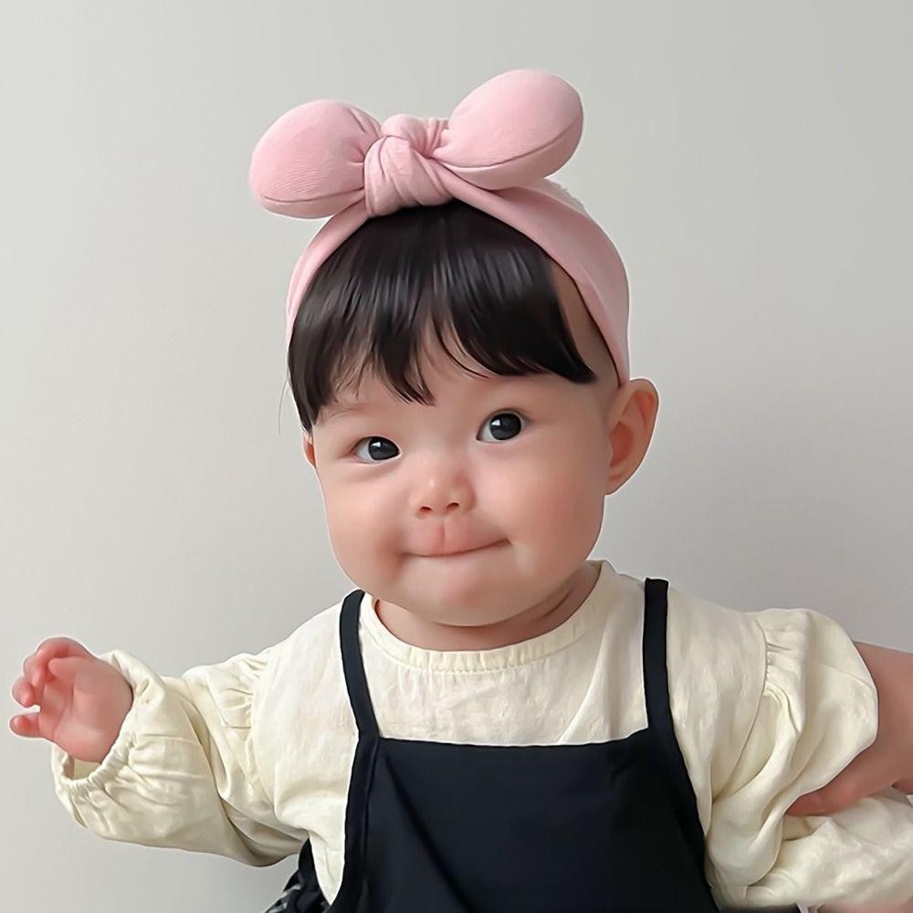 หมวกวิกผมเด็ก CLOUD แบบเจ้าหญิง พร้อมBowknot และHairband สวมใส่ง่ายสบาย สำหรับทารกแรกเกิดและเด็กเล็ก - รูปที่ 2