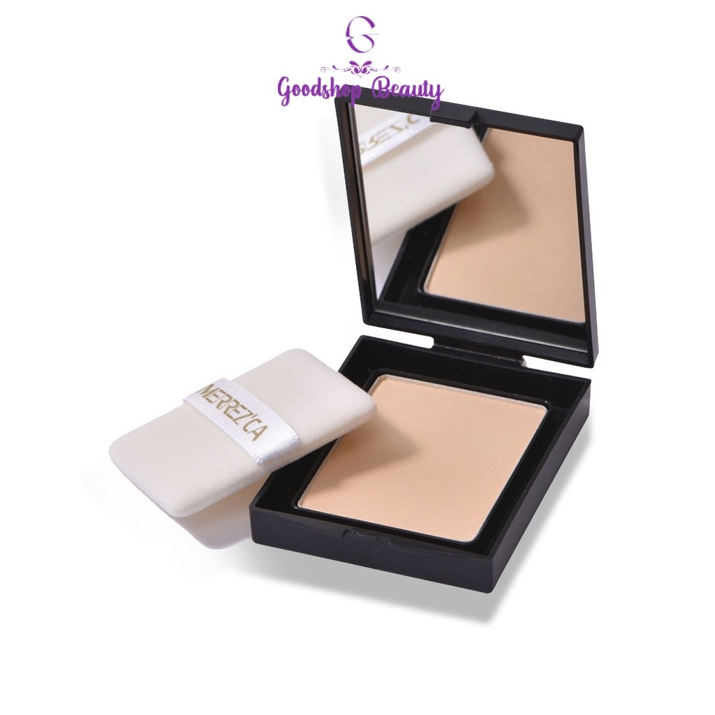Merrezca Excellent Covering Skin Setting Pressed Powder SPF 50 / PA+++ แป้งพัฟกันน้ำ คุมมัน