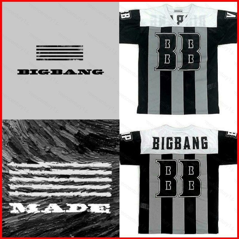 Ys BIGBANG MADE G-Dragon TAEYANG DAESUNG jersey Kpop เสื้อยืดแขนสั้นด้านบน