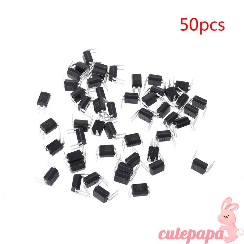 Cutep 50pcs PC817 PC817C PC817 C PC817 LTV817 K1010B Optocoupler สําหรับ Sharp