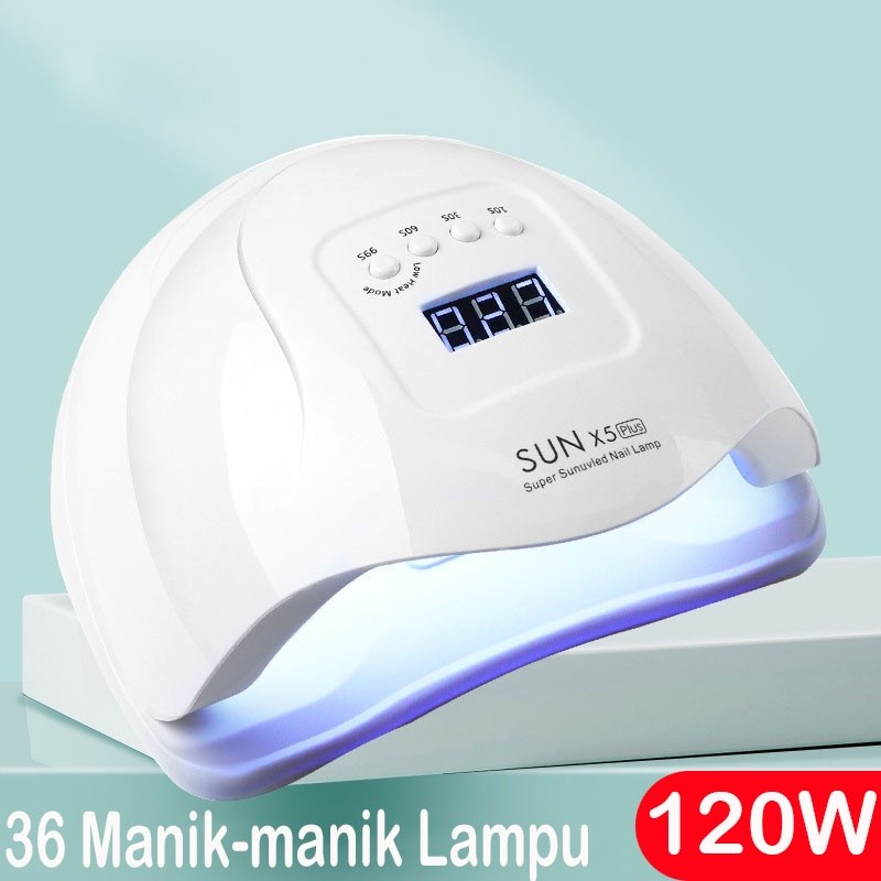 120W เครื่องอบเล็บเจล Led ของแท้ เครื่องอบเล็บ Sunuv X5plus อุปกรณ์ทำเล็บ เครื่องอบ แห้งไว10วินาที