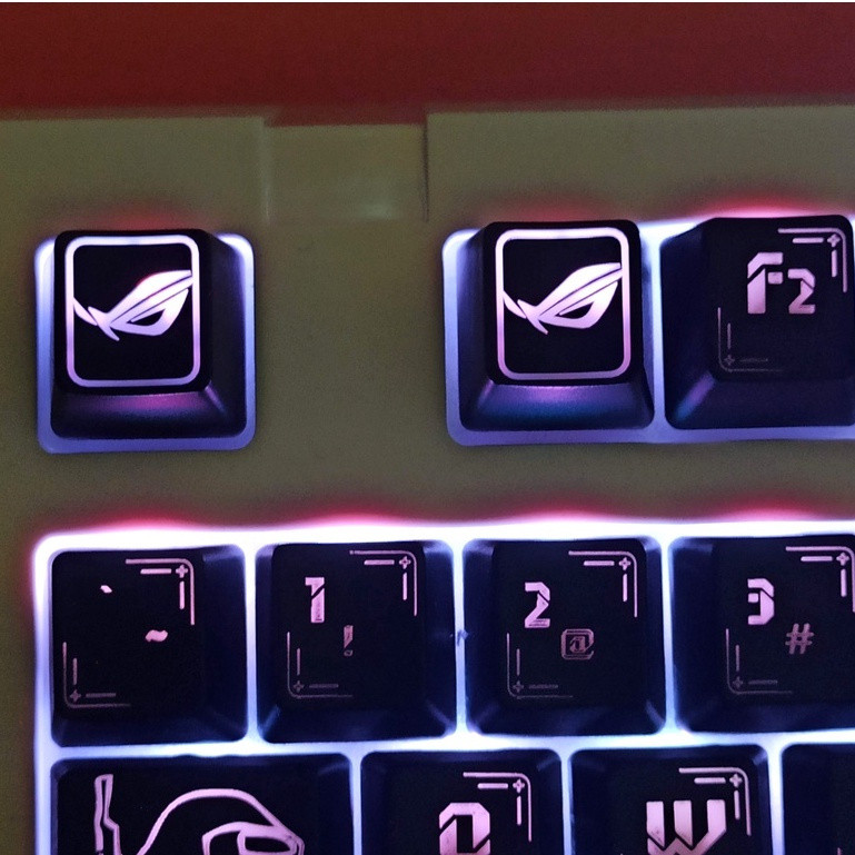 1pcs ASUS ROG ABS Keycap Backlight ส่วนบุคคล Keycap Prodigal Eye R4 ESC สําหรับคีย์บอร์ด Keycap