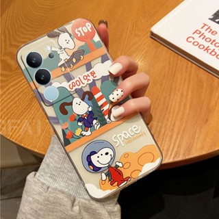 ใหม่ เคสโทรศัพท์มือถือแบบนิ่ม ใส กันรอยเลนส์กล้อง ลายการ์ตูนสนูปปี้น่ารัก สําหรับ VIVO V29 Y27 Y36 Y78 5G 4G 2023 VivoV29 VivoY27