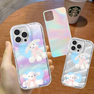  เคสโทรศัพท์มือถือแบบใส ลายกระต่าย พร้อมตุ๊กตา สําหรับ Redmi A2 A1 2022 4G 12C 10C 10 10A 9T 9C Note 12 5G 11 11s 10 10s Pro