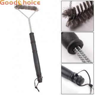 Cleaning Brush Traditional Grill Brush Plastic Handle Silver 100% Brand New