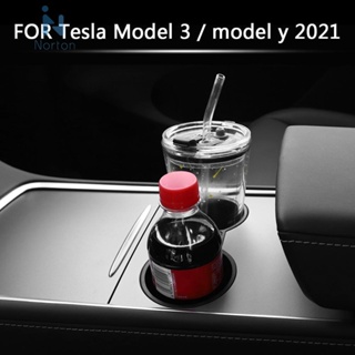 Au ที่วางแก้วคอนโซลกลาง อุปกรณ์เสริม สําหรับ Tesla Model 3 Y 2021 [Norton.th]