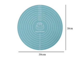 แผ่นซิลิโคนรองเค้ก กันลื่น ทนความร้อน 30 ซม.