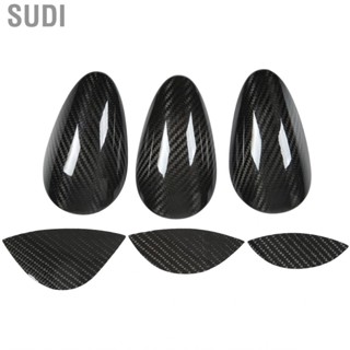 Sudi Dashboard Instrument Trim Carbon Fiber Gauge Cover for LHD Car