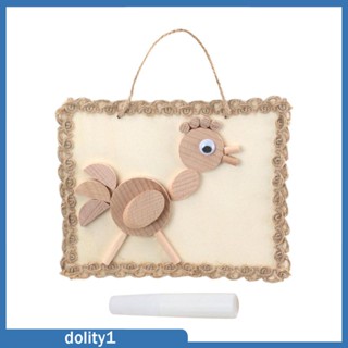 [Dolity1] บอร์ดตัวต่อปริศนา รูปสัตว์ 3D Diy ของเล่นเสริมการเรียนรู้เด็ก สําหรับของขวัญวันเกิด