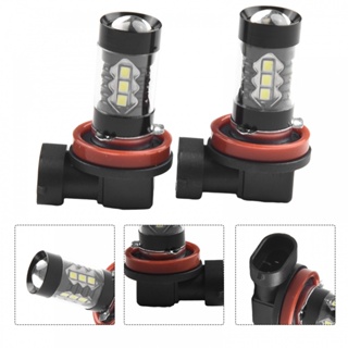 ⚡NEW 9⚡Enhanced Visibility LED FogDriving Bulbs H8 H11 Fog Light 80W White 6000K (2Pcs)